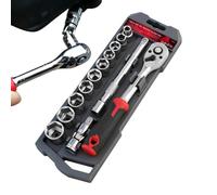 Set di Bussole con Barra di Prolunga e Utensili per Riparazione Reversibili | Set di 13 Punte a per Avvitatore Elettrico per Casa Garage Falegnameria Elettrodomestici Bici Moto