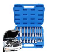 Set di bussole con punte 20 Pezzi Punte Lunghe Tipo M per Riparazione Auto