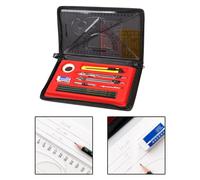 Set di bussole da 15 pezzi con goniometro a braccio oscillante Set di