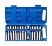 Set di bussole da 9,5 mm - Utensili manuali a profilo scanalato in acciaio | Set di 40 pezzi bussole con inserti e attacco da 3/8 pollici,Per auto, moto, elettrodomestici, mobili e officina domestica