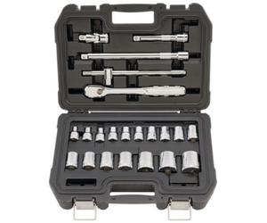 Set di bussole DeWalt da 22 pezzi con cricchetto da 1/2" DWMT19241-1