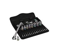 WERA 05004017001 - Set di chiavi a tubo, multi, 1/4'', 28 pezzi, Zyklop