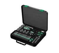 WERA 8100 SASC2 - Set di chiavi a bussola, multi, 1/2'' + 1/4'', 43 pezzi, Zylop