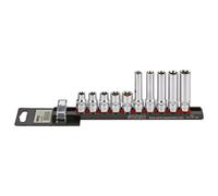 Set di bussole E-TORX SONIC 3/8" 10 Pezzo 2x(E10, E11, E12, E14, E16)