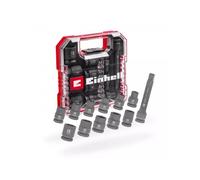 Set di Bussole Einhell in valigetta 12 Pz per avvitatore impulsi attacco 1/2"