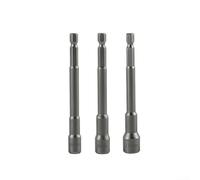 Set di bussole esagonali magnetiche da 100 mm, design esteso per una maggiore efficienza di lavoro e un allineamento preciso dei dadi in zone strette (A)