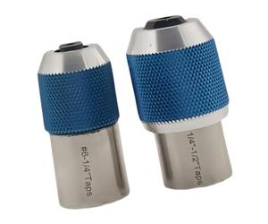 Set di bussole for rubinetto regolabili, attacco da 2 pezzi da 3/8 pollici for cricchetto e trapano elettrico, rubinetto e presa in acciaio legato for maschiatura ed estrazione di utensili