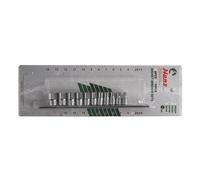 Set di bussole HANS 1/4 pollici 6-kant 11 Pezzo (4 mm - 14 mm) kurz