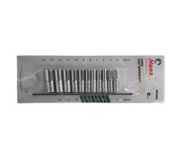 Set di bussole HANS 1/4 pollici 6-kant 11 Pezzo (4 mm - 14 mm) lang