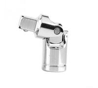 Set di bussole in acciaio al cromo vanadio con barra di estensione girevole a cricchetto 1/4 3/8 1/2 per riparazioni meccaniche e attività di manutenzione dell'auto (1-2 pollici)