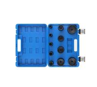 Set di bussole per dadi in acciaio 9/11, 11 pezzi | Robusto set di dadi per cuscinetti in acciaio con custodia per attrezzature di riparazione domestica e manutenzione dei