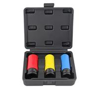 Set di bussole per dadis ad alette - Bussole protettive antigraffio da 1/2", set di bussoles per dadis ad alette per pneumatici, strumento durevole per la rimozione dei delle ruote | Sets di pres