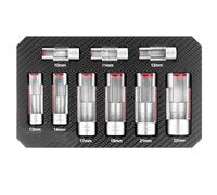 Set Di Bussole Per Svasati - Set Di Bussole A Impatto In Acciaio | Dado dells'asse Del Mandrino | Kit Di Strumenti Per L'estrazione Dei Bulloni | Riparazione Auto Dal Design Di Precisione Per