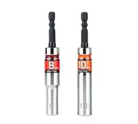 Set di bussole profonde in lega di cromo da 8-19 mm, compatibile con avvitatore a percussione in acciaio trattato termicamente ad alta resistenza, per montaggio di mobili e progetti solari