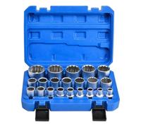 Set di Bussole Spline 21 Pezzi Guida Da 12,7 mm