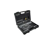 Set di bussole - STANLEY - 80 pezzi - 1/4, 3/8, 1/2 - Cricchetti 43 denti - Valigetta robusta