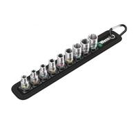 Set di bussole Wera Zyklop Belt A 4" Argenté