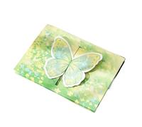 Set di buste a forma farfalla carina da 10 pezzi Per Inviti | Biglietti scritti a mano for sorprese natalizie, compleanni, feste e regali romantici(Green)