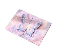 Set di buste a forma farfalla carina da 10 pezzi Per Inviti | Biglietti scritti a mano for sorprese natalizie, compleanni, feste e regali romantici(Purple)