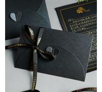 Set di buste e cartoleria, 16 pezzi set di carta da lettera e buste con foil dorato, design di lusso rosa/nero/bianco e oro, set di biglietti d'auguri per lettere d'amore scritte a mano e regali di co
