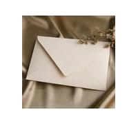 Set di buste in carta marrone da 10 pezzi in lino stile retrò adatto per Natale, San Valentino e altri festival