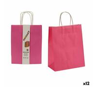 Set di Buste Pincello Rosa 11 x 36 x 21 cm Carta 2 Pezzi [12 Unità]