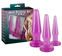 Kit 3 plug Anali Training Set purple anal