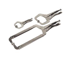 Set Di C-Clamp A Blocco Sealey AK66 3 Pezzi