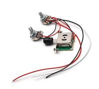 Set Di Cablaggi Per Chitarra Cablaggio Per Chitarra Con 2 Pickup Precablati Interruttore A 3 Vie 1T1V(Black)