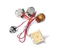 Set Di Cablaggi Per Chitarra Kit Di Cablaggio Per Circuito Chitarra Elettrica Output Di Ingresso 1 Volume Potenziometro Tono 250K 1T1V