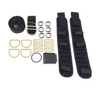 Set di cablaggi per piastra posteriore per immersioni subacquee per backplane BCD con componenti in metallo antiruggine e anelli di fissaggio flessibili per uso subacqueo (oro)