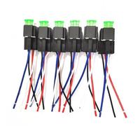Set Di Cablaggio Interruttore Relè Fusibile 6 Pezzi 4 5 Pin 30A Parti | Relè automobilistico DC SPST con presa di supporto on/off(24V 4PIN)