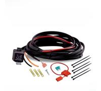 Set di cablaggio per compressore, fusibile da 30 A, secondo per | Include fusibile da 30 A, supporto, connettore antiurto, morsetti ad anello, consente un secondo per il compressore