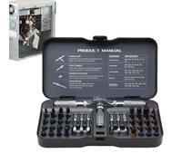 Set di cacciavite a cricchetto - Driver a cricchetto pesante, bit intercambiabili | Contesa comoda, prestazioni di coppia elevata, kit di cacciavite magnetico per il gruppo elettronico, riparazioni au