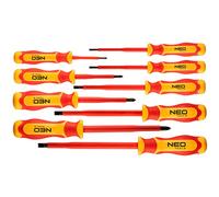 Neo Tools Set di cacciaviti 04-143 isolati 1000 V slim Phillips Pozidriv piatto 9 pezzi
