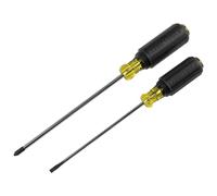 Set di cacciaviti, 3/16 armadio e #2 Phillips punte lavorate di precisione, maniglie a cuscinetto, gambo rotondo, 2 pezzi Klein Tools 85742