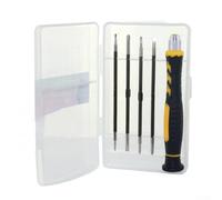 Set di cacciaviti 5 in 1 con punte a taglio e croce per riparazione di telefoni e computer portatili, in lega di acciaio PH1.5/2.0/2.5/3.0 SL1.5/2.0/2.5/3.0, Com