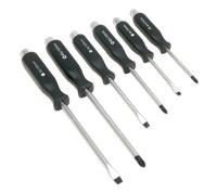 Set Di Cacciaviti 6 Pezzi Hammer-Thru | S0535 Sealey Nuovo