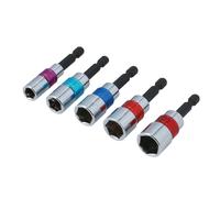 Set Di Cacciaviti A Bussola Laser Tools Con Mandrino Rapido 5 Pezzi 8947