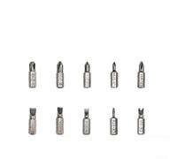 Set di cacciaviti a cricchetto 11 in 1 con albero telescopico per riparazioni domestiche, 10 punte in acciaio legato, compatibili con attacco da 1/4"