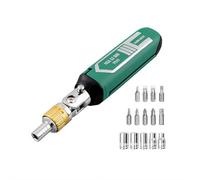 Set di cacciaviti a cricchetto 14 in 1, cacciavite multifunzione tutto in uno con Phillips, testa piatta, torx, esagonale, quadrato, girevole a 180 gradi, set di cacciaviti ad angolo regolabile