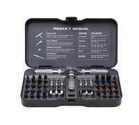 Set di cacciaviti a cricchetto, kit di punte per cacciavite per uso domestico, 181 x 98 x 36 cm, cacciaviti magnetici ergonomici, robusto strumento manuale per elettricisti, lavorazione del legno