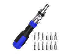 Set di Cacciaviti a Cricchetto - Precisione Regolabile Tredici in,Cacciavite a Testa Piatta Phillips Esagonale,per Officina Domestica Meccanico Auto Mobili Elettrodomestici