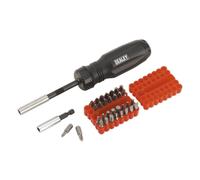 Set Di Cacciaviti A Cricchetto Senza Gearless Sealey 34pc AK6498