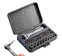 Set di cacciaviti a cricchetto, set di driver magnetici, set di driver di precisione, kit di riparazione elettronica 40 in 1 con , kit di punte con manico staccabile per computer, telefono