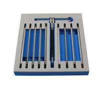 Laser Tools Manico a T Doppia Estremità Set Cacciaviti 12pc 7284
