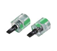 Set di cacciaviti a manico corto per cucito, include 2 strumenti in acciaio al cromo vanadio per spazi ristretti (una parola)