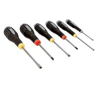 BAHCO - Set di 6 giraviti ergonomici per viti con intaglio e Phillips, Numero di giraviti: 4/2 4/2