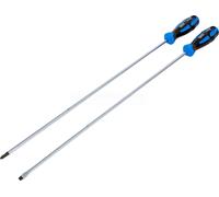 Set Di Cacciaviti BGS | Extra Lungo | Piatto, Phillips Kreuz | 2 Pezzi - 7453