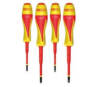 Set di cacciaviti bi-materiale isolati 1000 V per morsettiere elettriche, 4 pezzi